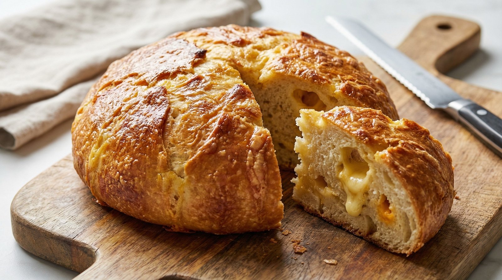 Double-Cheese Batter Bread