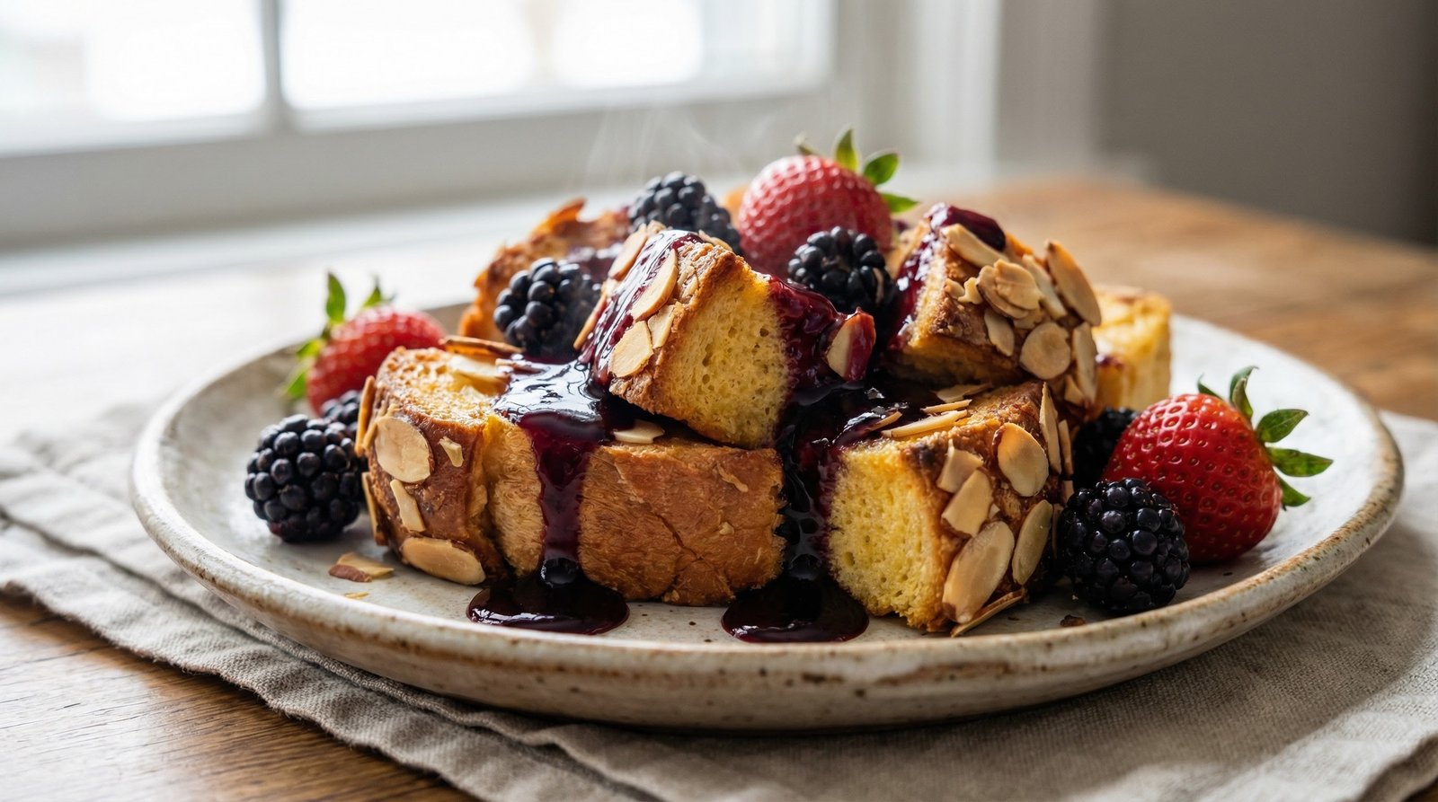Baked Almond French Toast