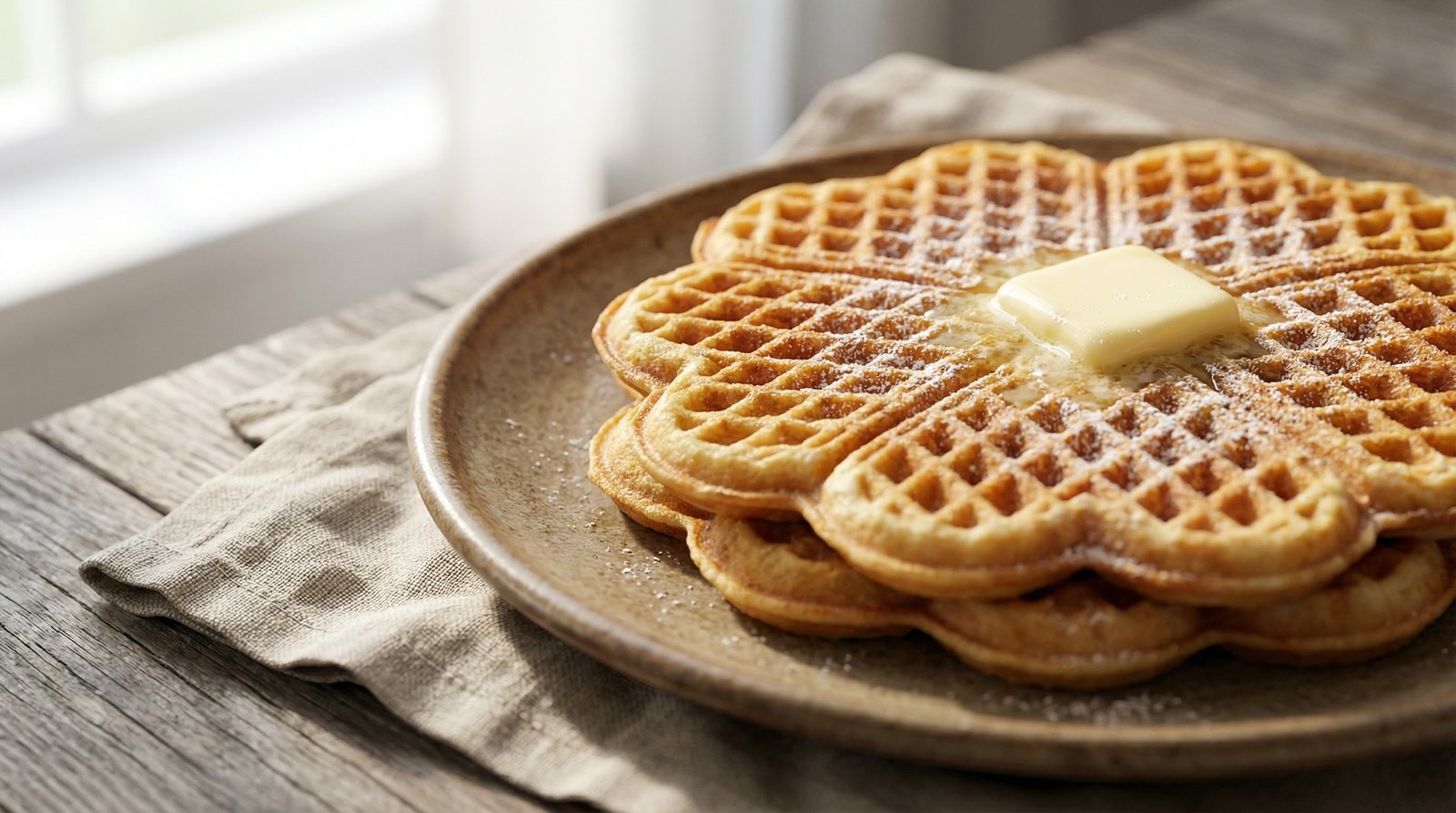 Crispy Norwegian Waffles