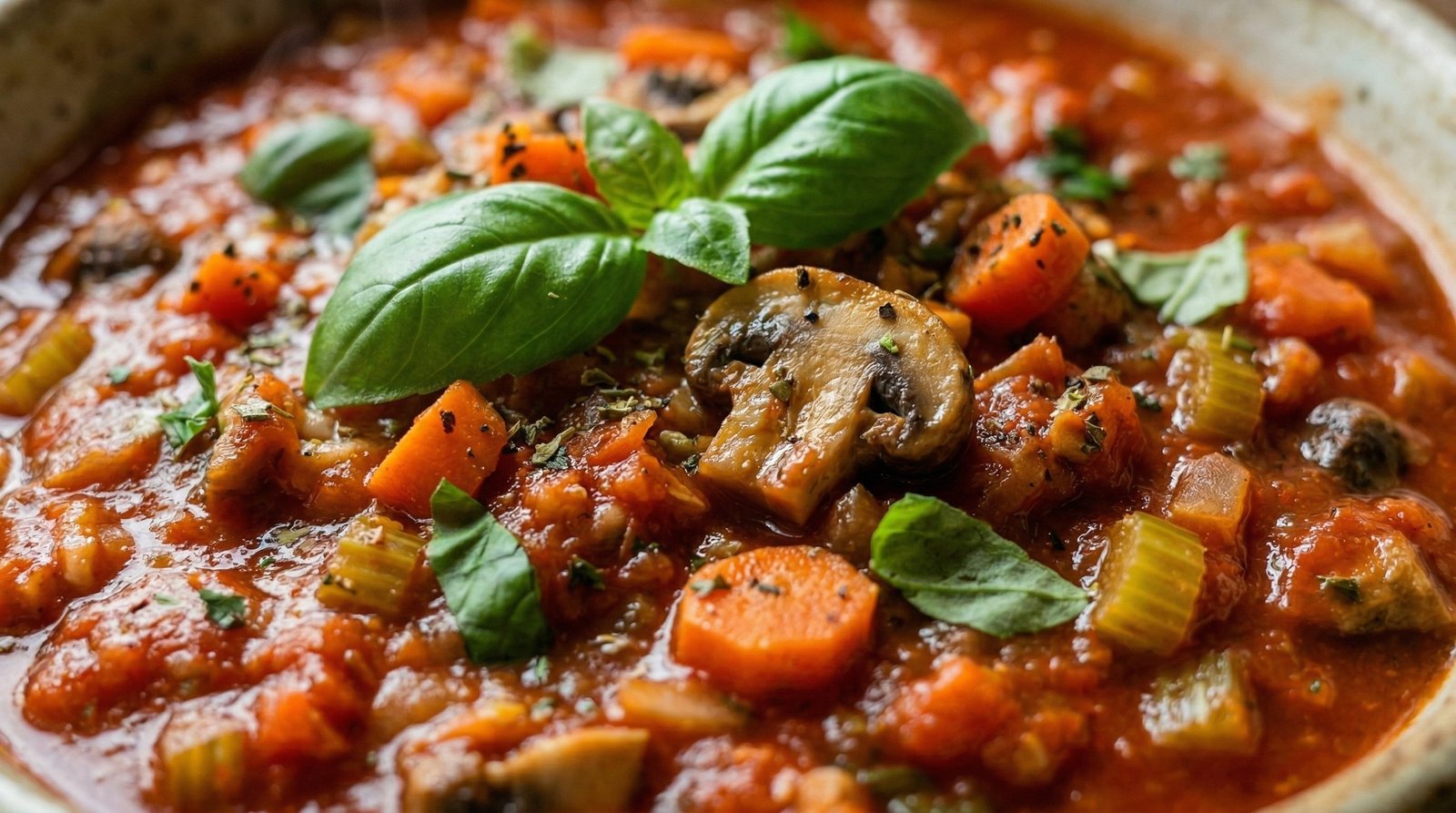 One-Pot Chunky Vegetable Marinara Sauce