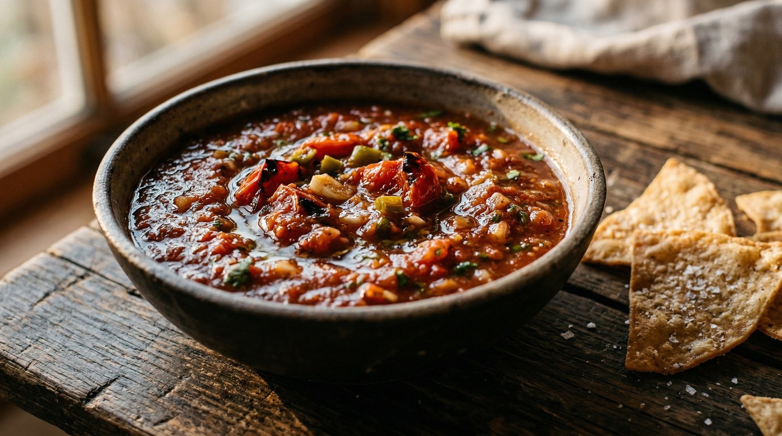 Warm Roasted Salsa Roja