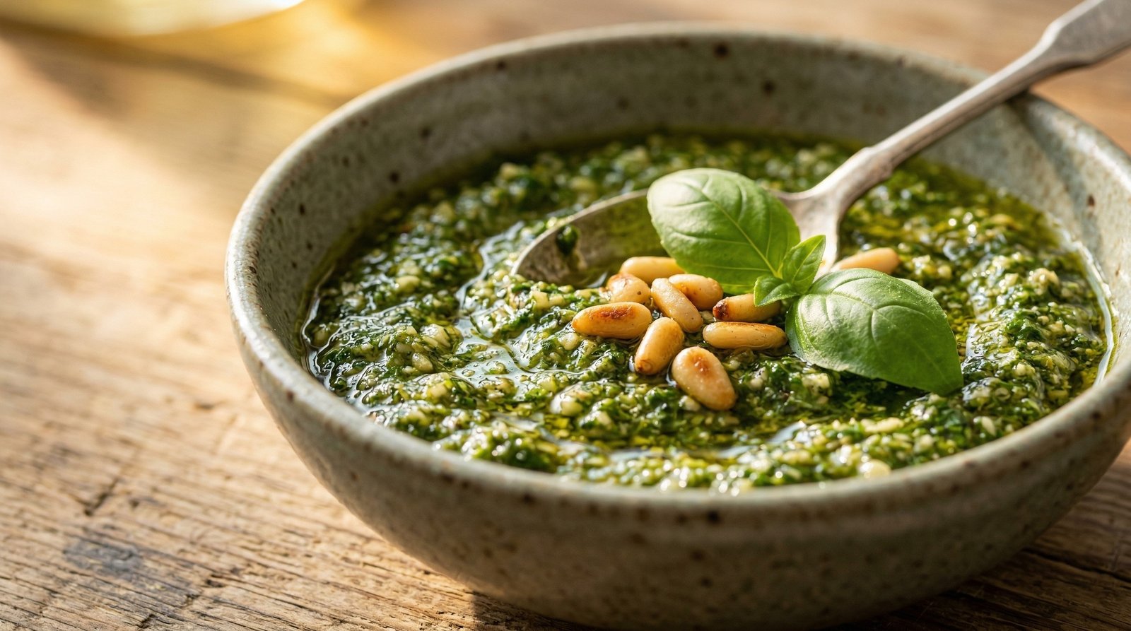 15-Minute Fresh Basil Pesto