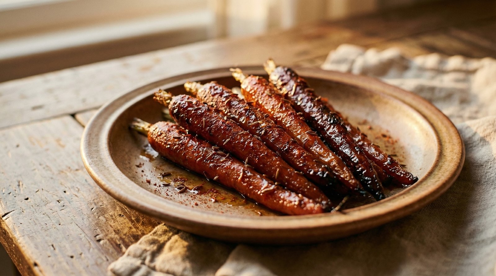 Smoky Roasted Candied Carrots