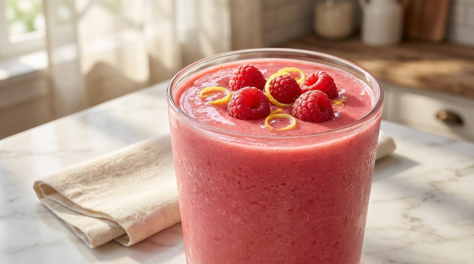 Raspberry Lemonade Smoothies