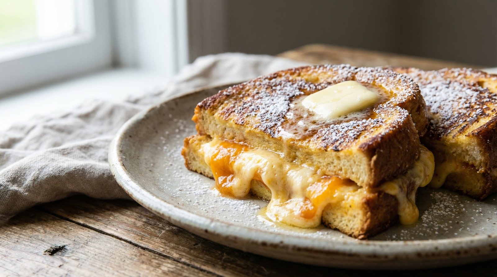 Baked Apricot-Stuffed French Toast