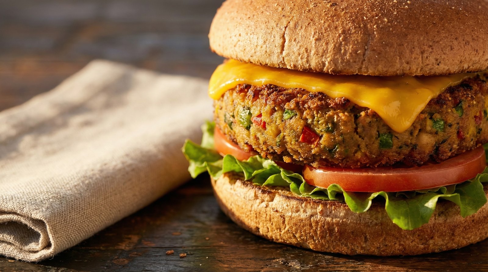 Garbanzo Bean and Veggie Burgers