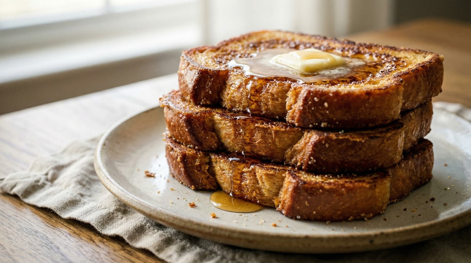 Skillet Vanilla French Toast