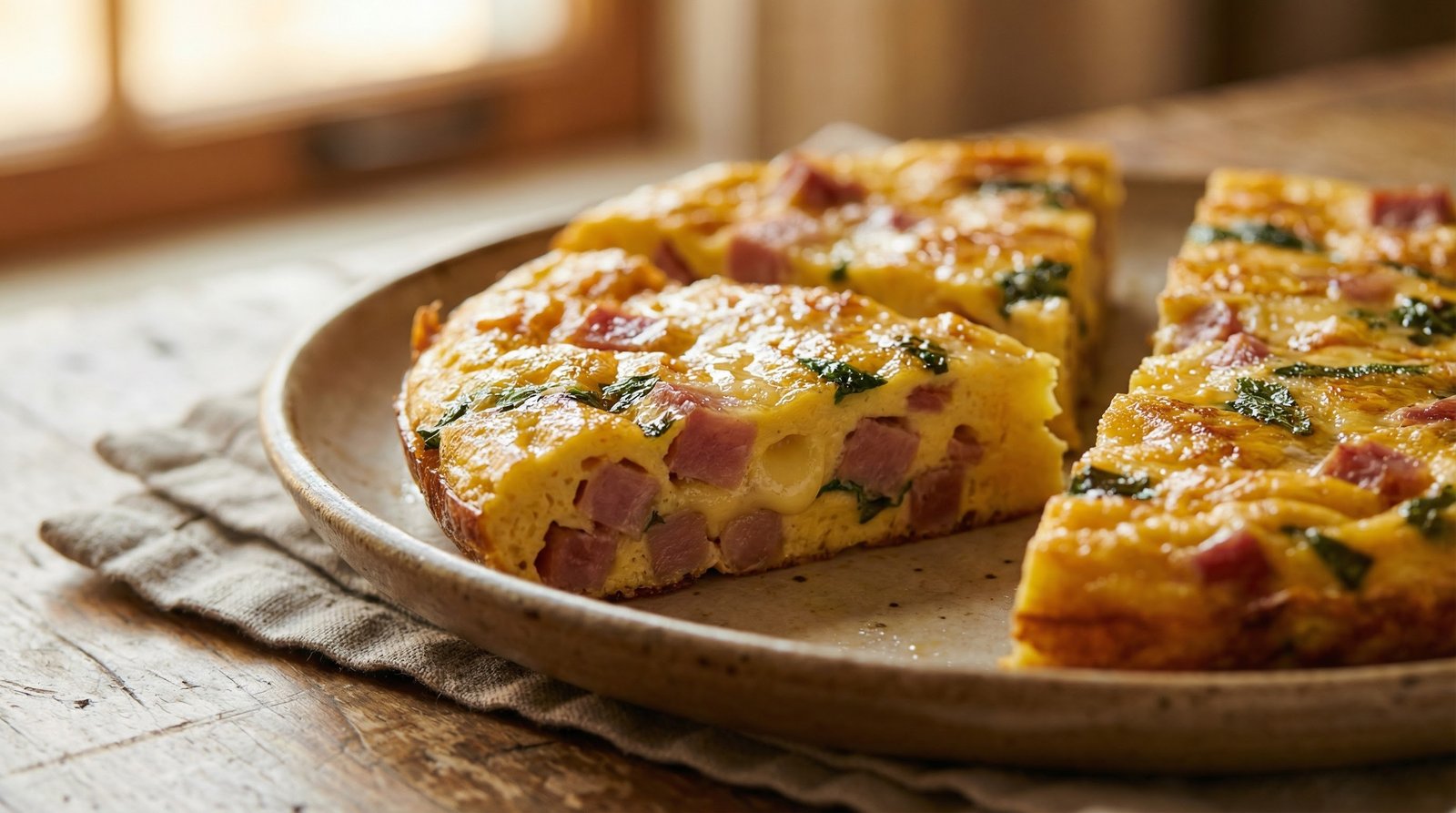 Italian Prosciutto and Herb Frittata