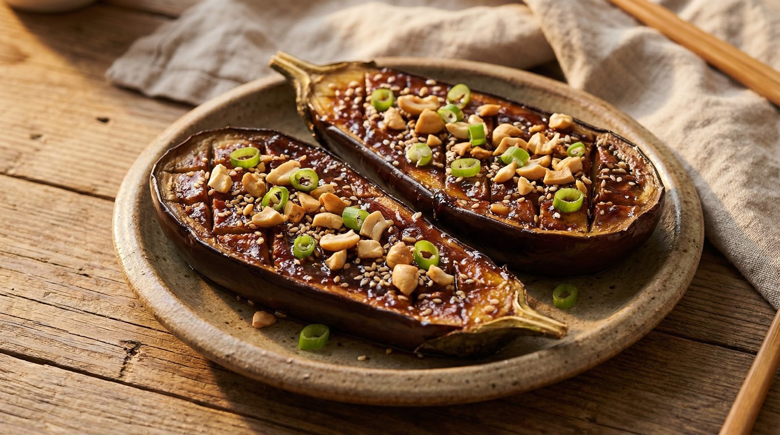 Miso-Glazed Eggplant Dengaku