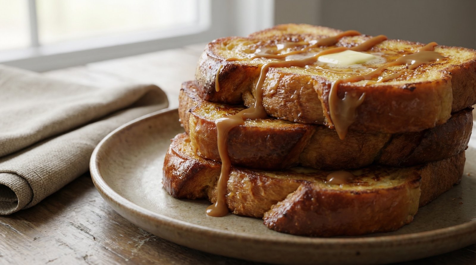 Dulce de Leche Challah French Toast