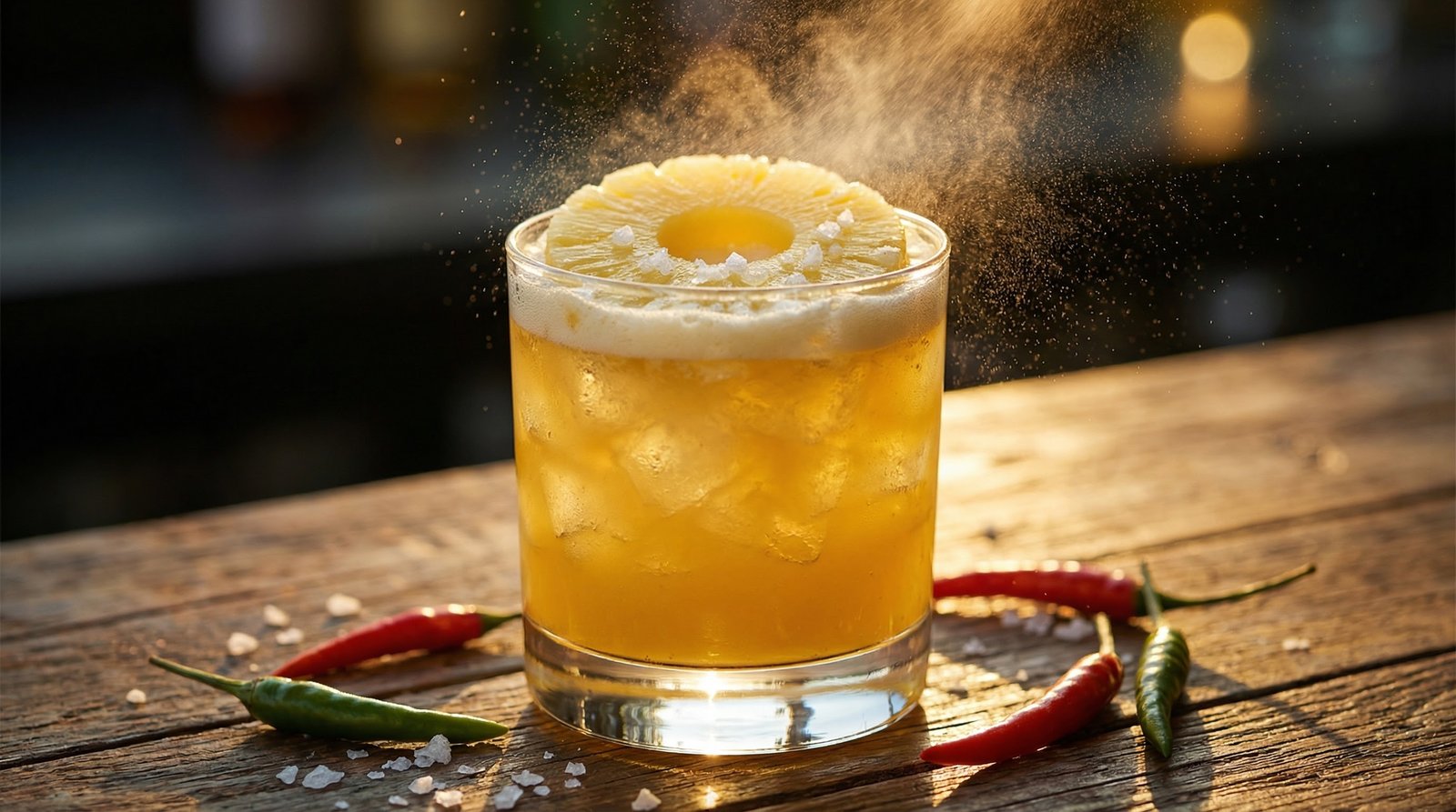 Spicy Pineapple Tequila Cocktail