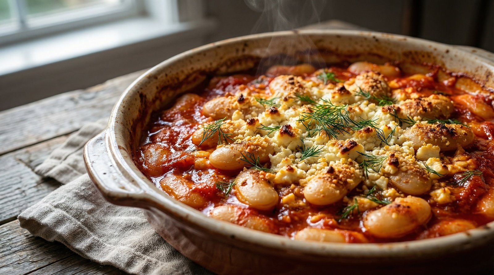 Baked Gigandes Plaki (Greek Beans)