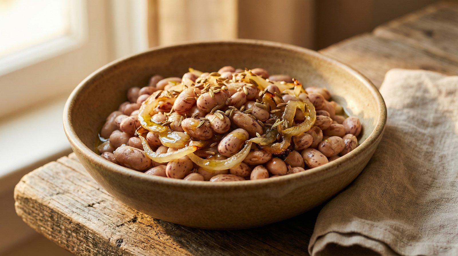 Borlotti Beans with Fennel and Onion