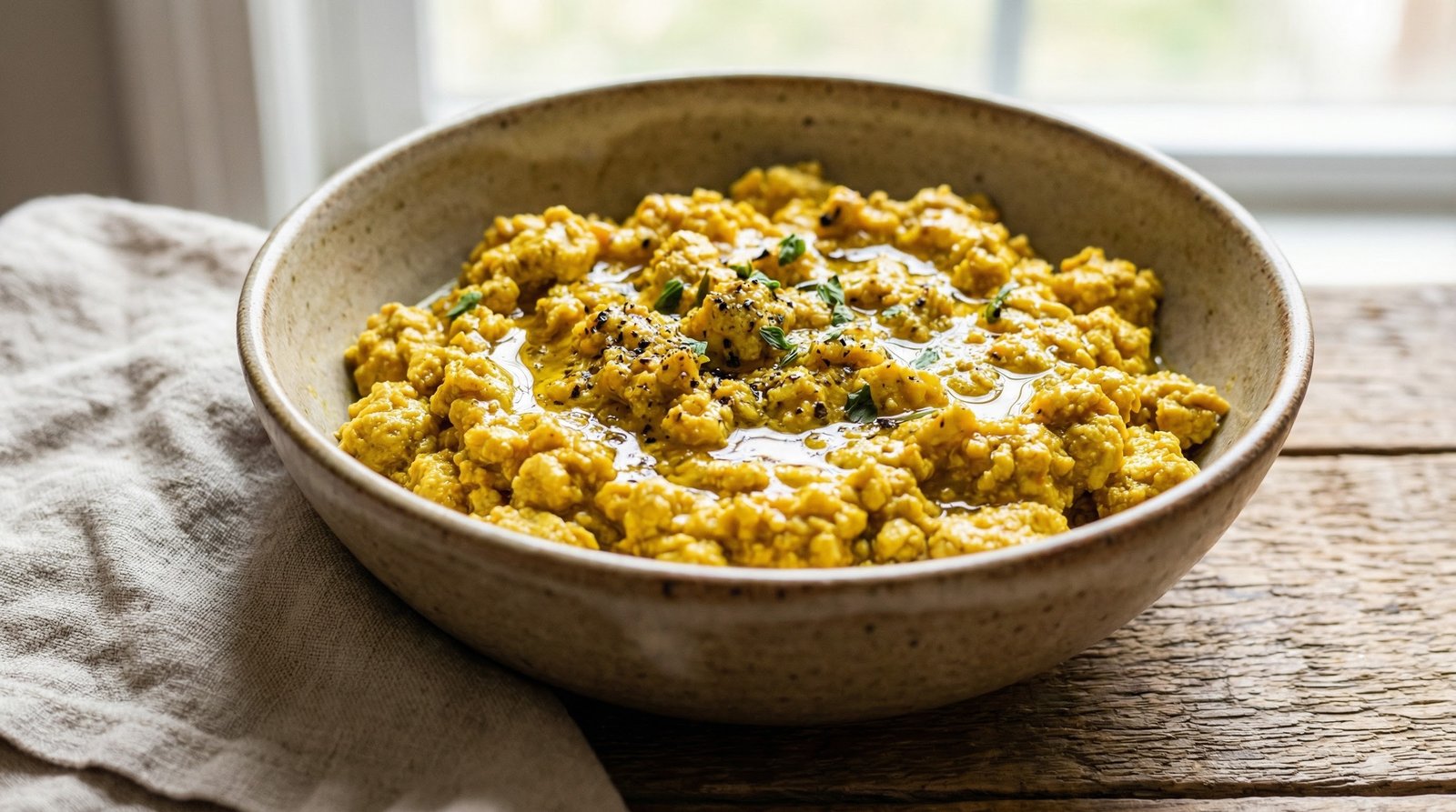 10-Minute Vegan Tofu Scramble