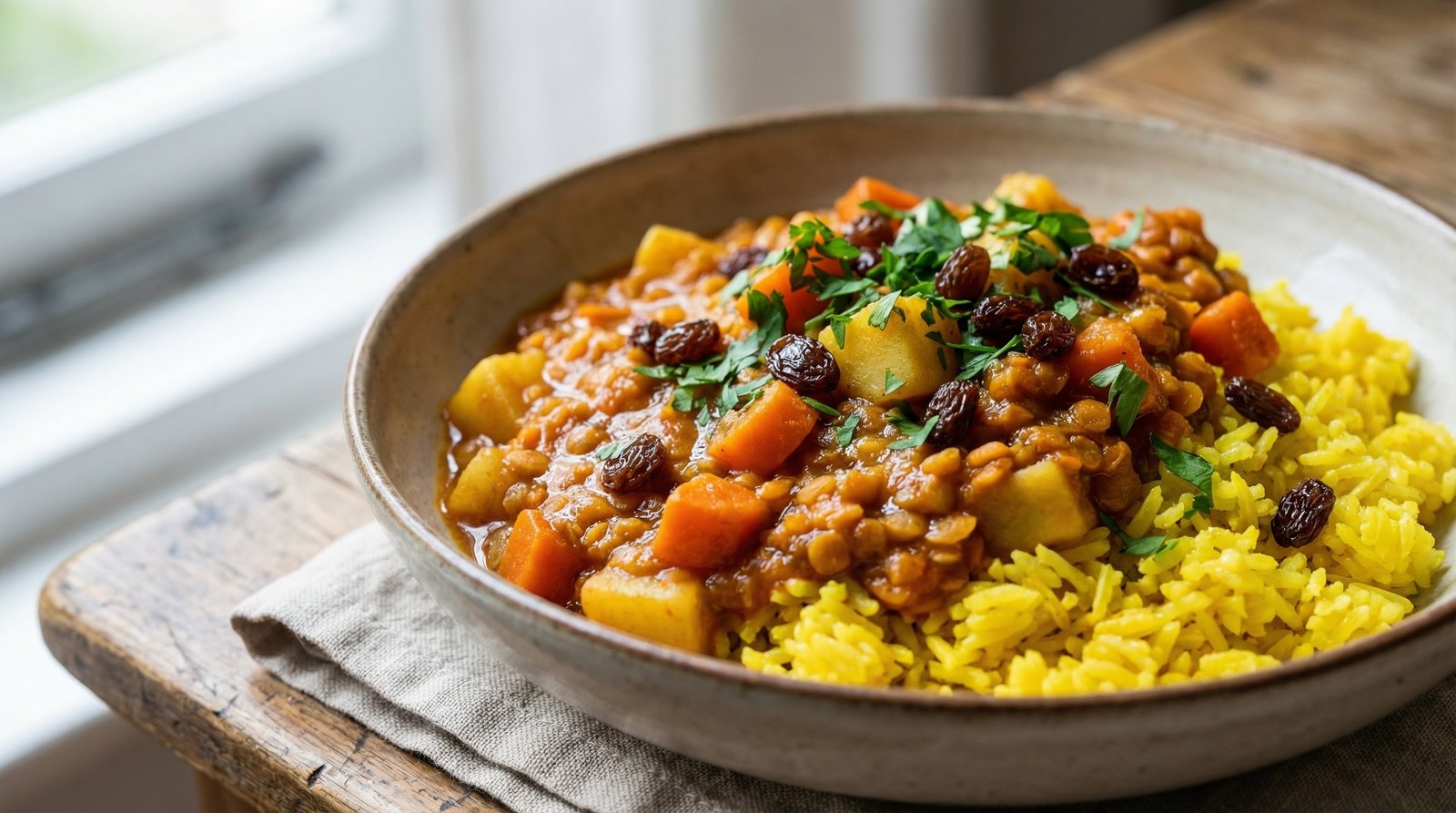 Red Lentil and Root Vegetable Curry