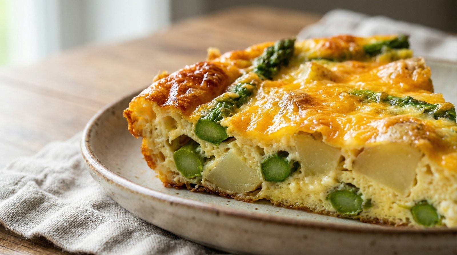 Skillet Asparagus and New Potato Frittata