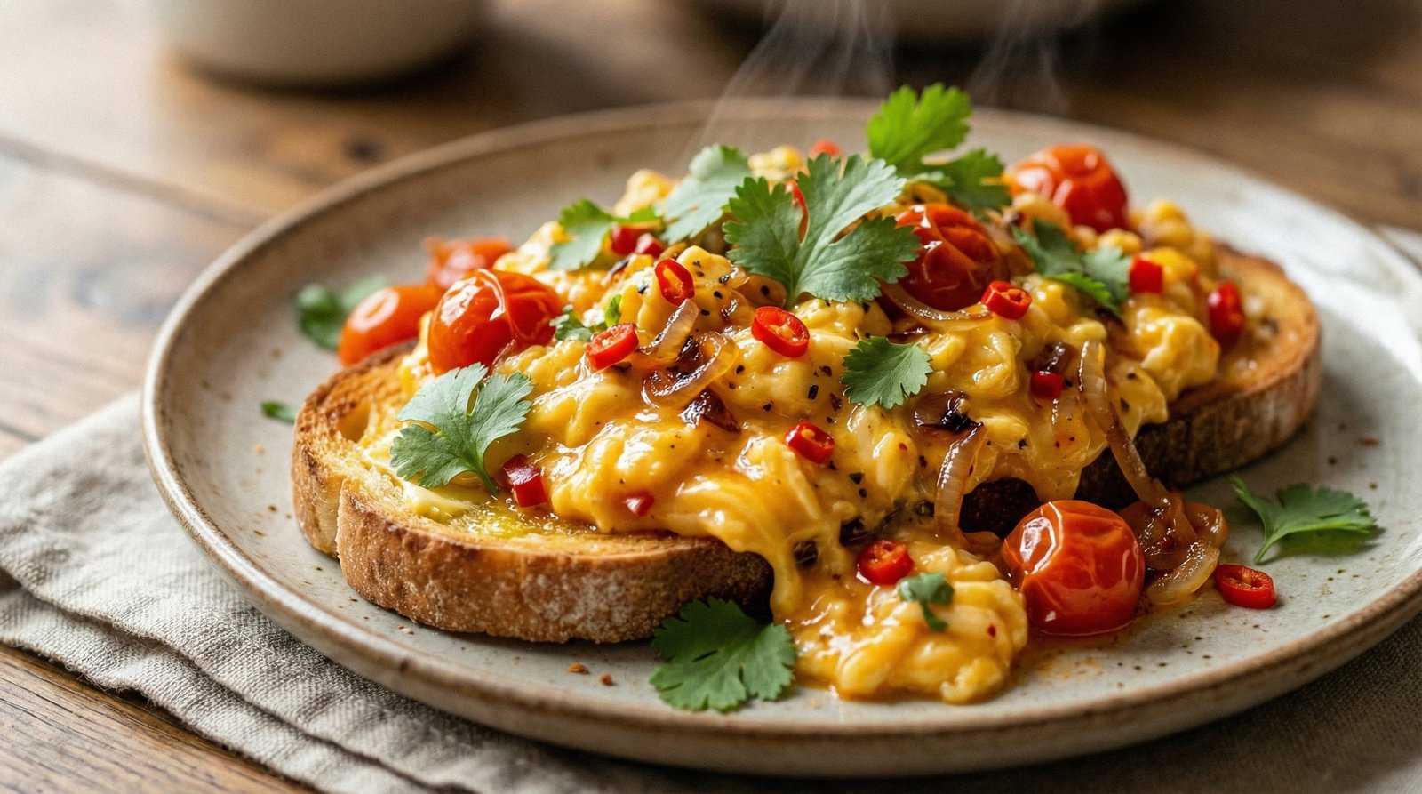 15-Minute Spiced Scrambled Eggs