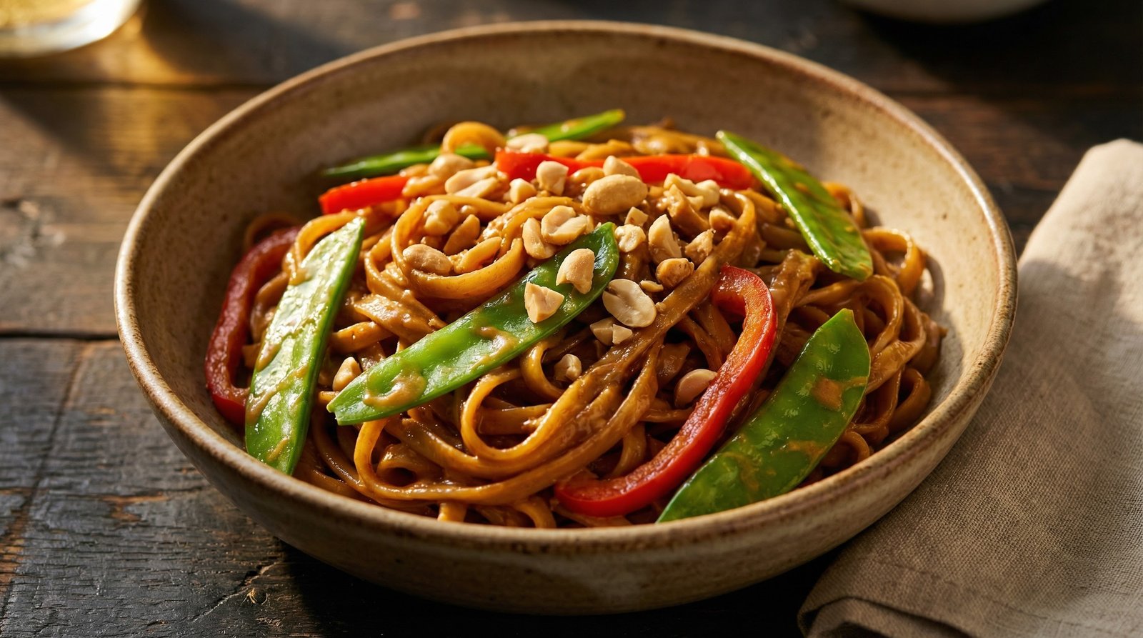 15-Minute Thai Satay Noodle Stir-Fry