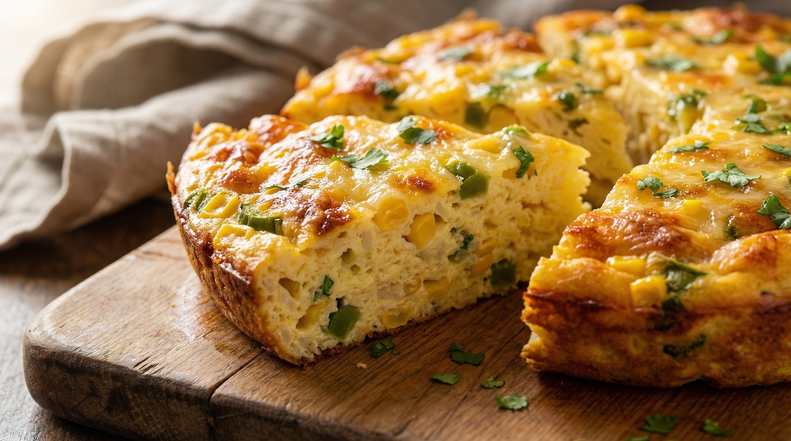 Skillet Southwestern Rice and Corn Frittata