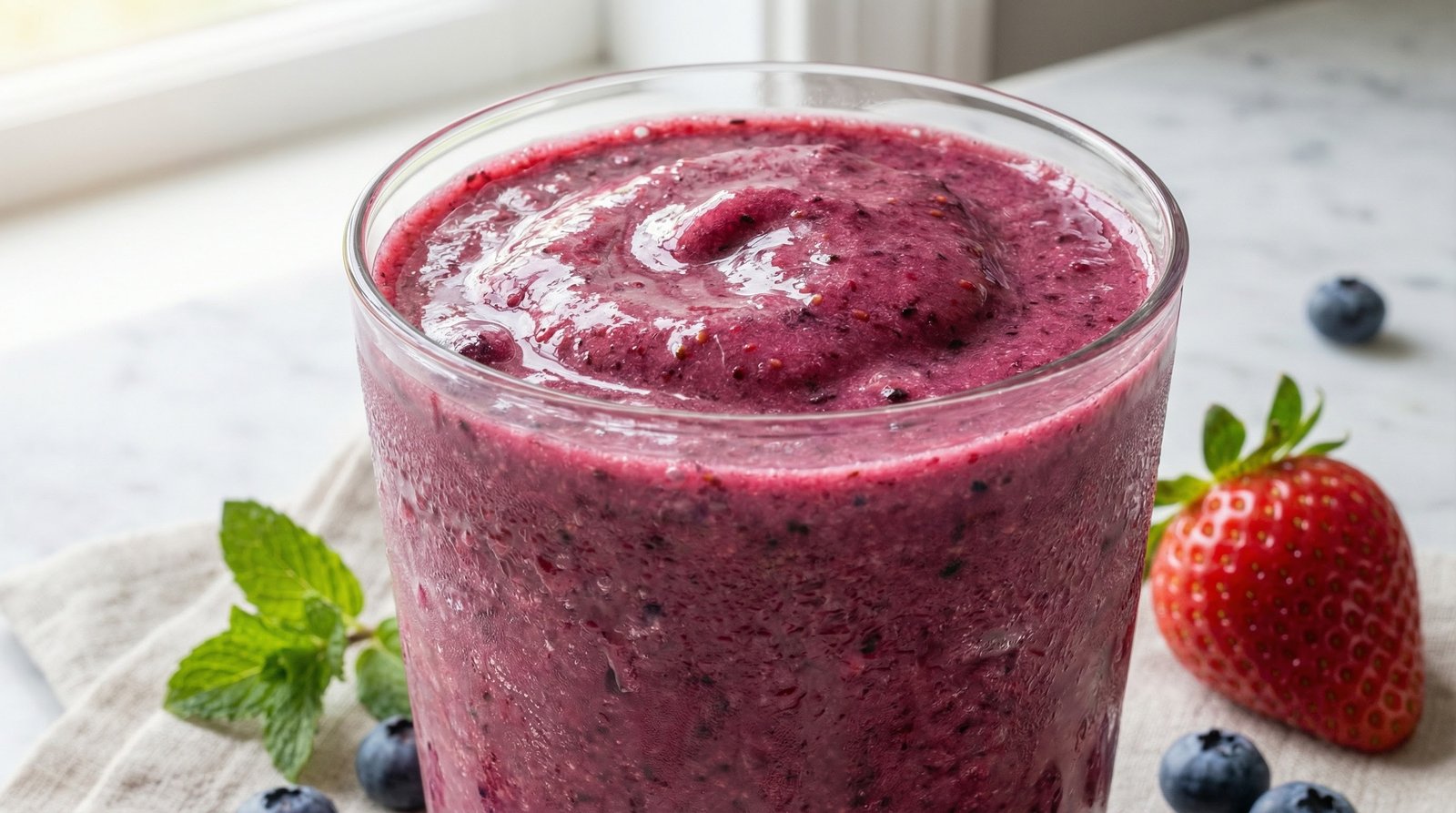Berry Ginger Breakfast Smoothie