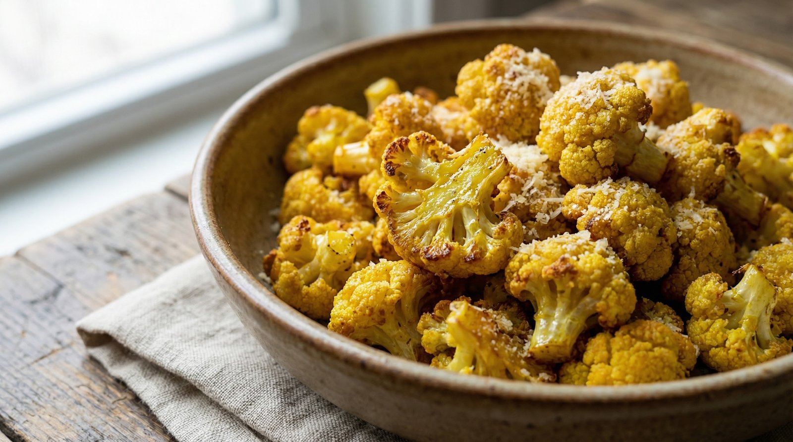 Crispy Air Fryer Cauliflower Popcorn