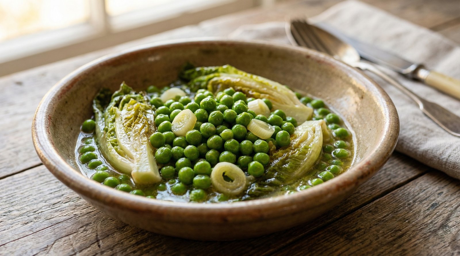 One-Pot French-Style Peas