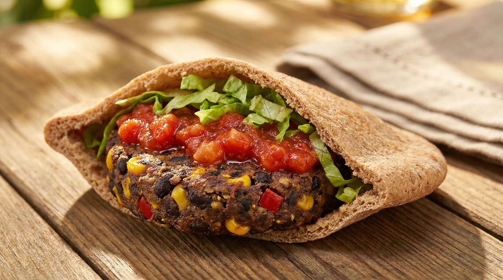 Grilled Southwestern Black Bean Burgers