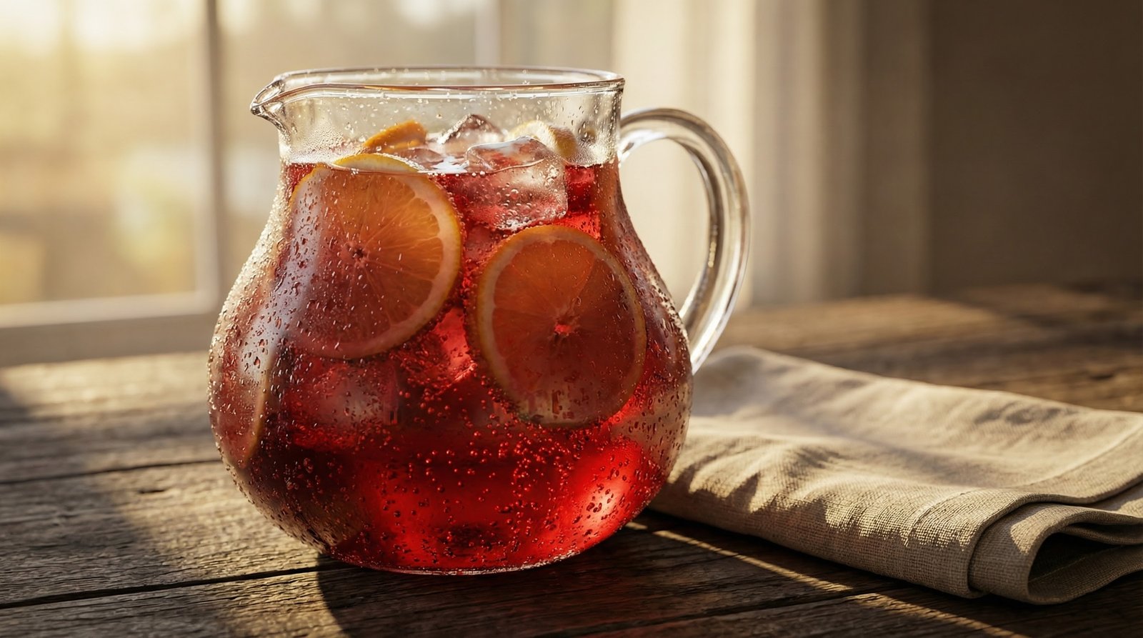 Fizzy Cranberry Lemonade Punch