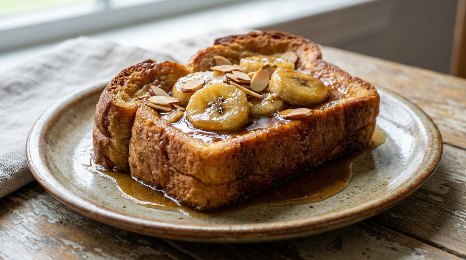 Overnight Banana-Nut French Toast
