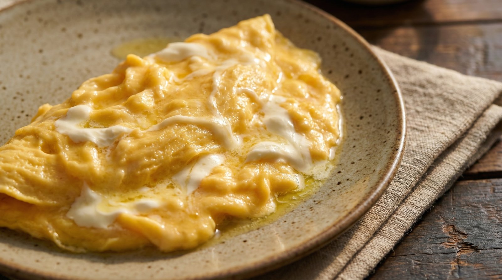 15-Minute Cream Cheese Scrambled Eggs