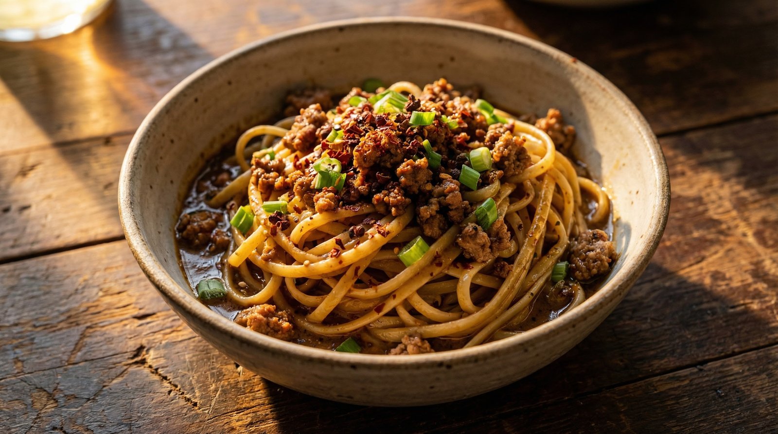 Spicy Szechuan Pork Noodles