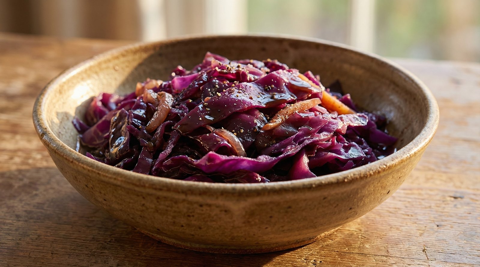 Braised Sweet and Sour Red Cabbage