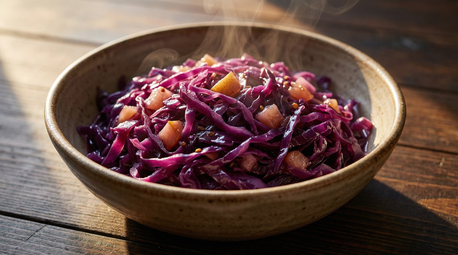 One-Pot Braised Sweet and Sour Red Cabbage