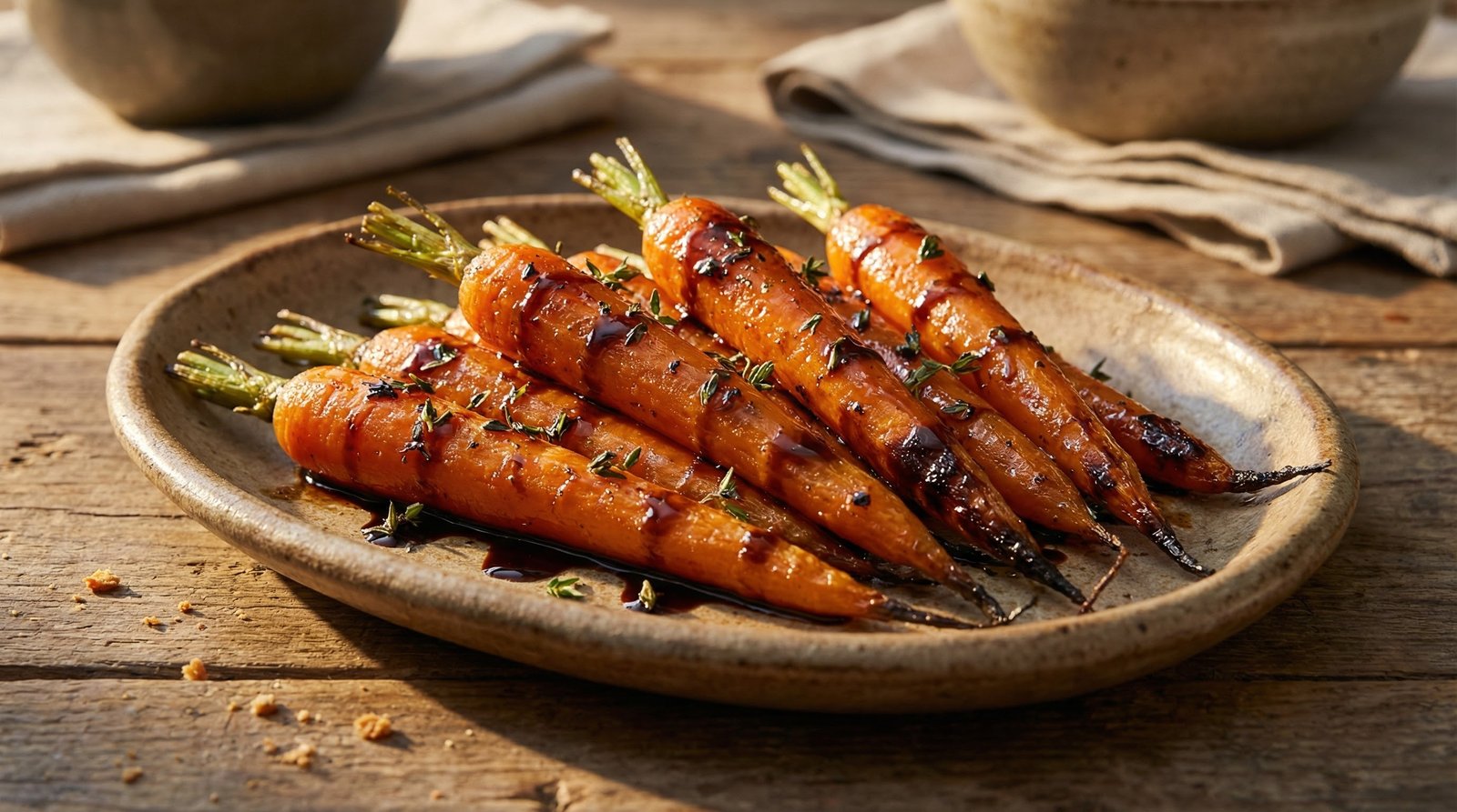 Balsamic-Glazed Baby Carrots