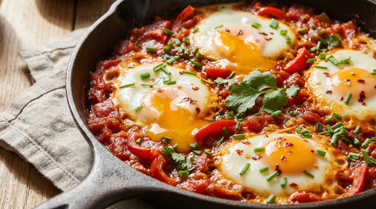 Skillet Spicy Shakshuka