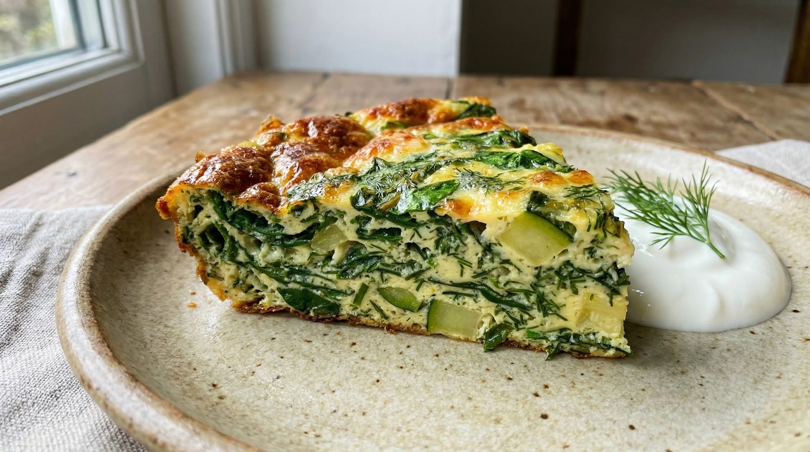 Fresh Herb Omelet (Ujja)