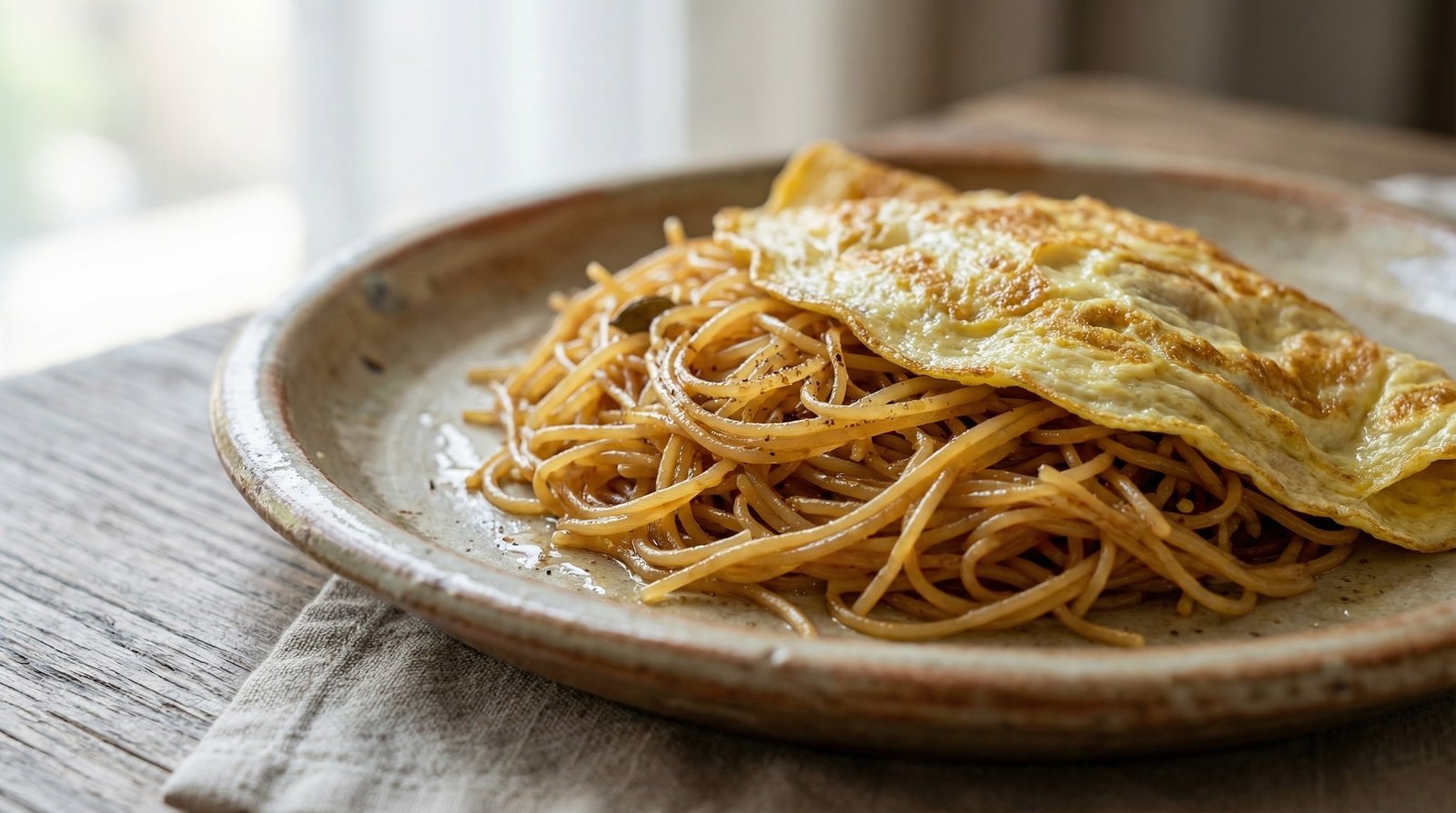 Sweetened Vermicelli Omelet (Balaleet)