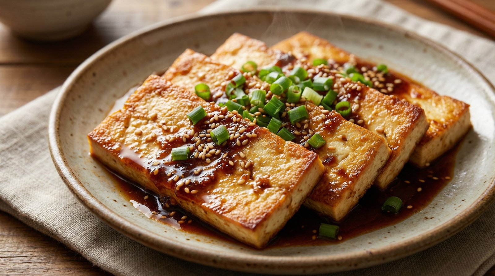 Spicy Korean Braised Tofu (Dubu Jorim)