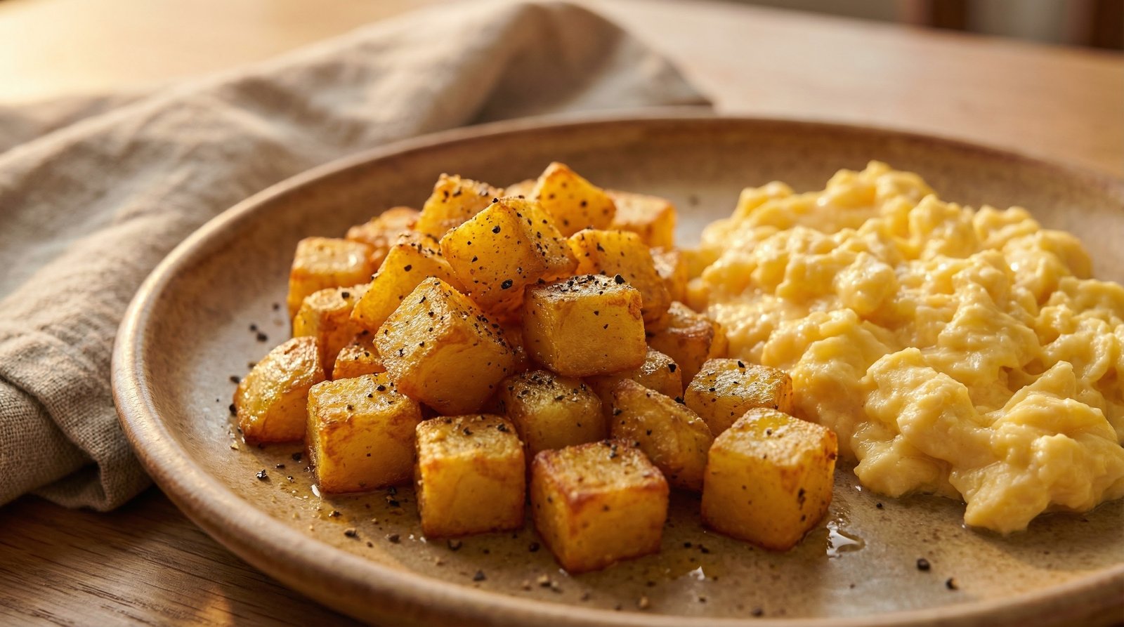 Skillet Bengali Salt and Pepper Potatoes