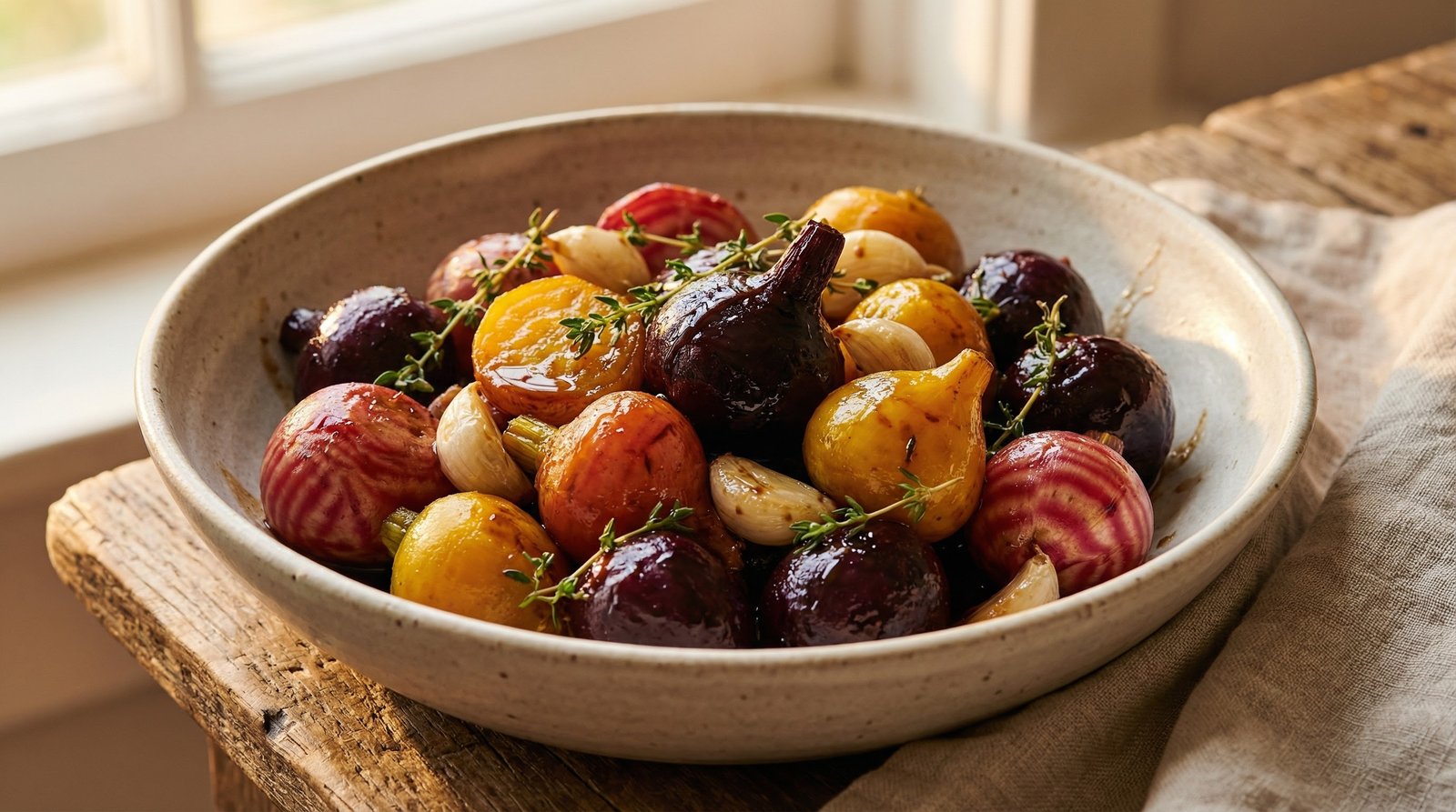Balsamic Roasted Baby Beets