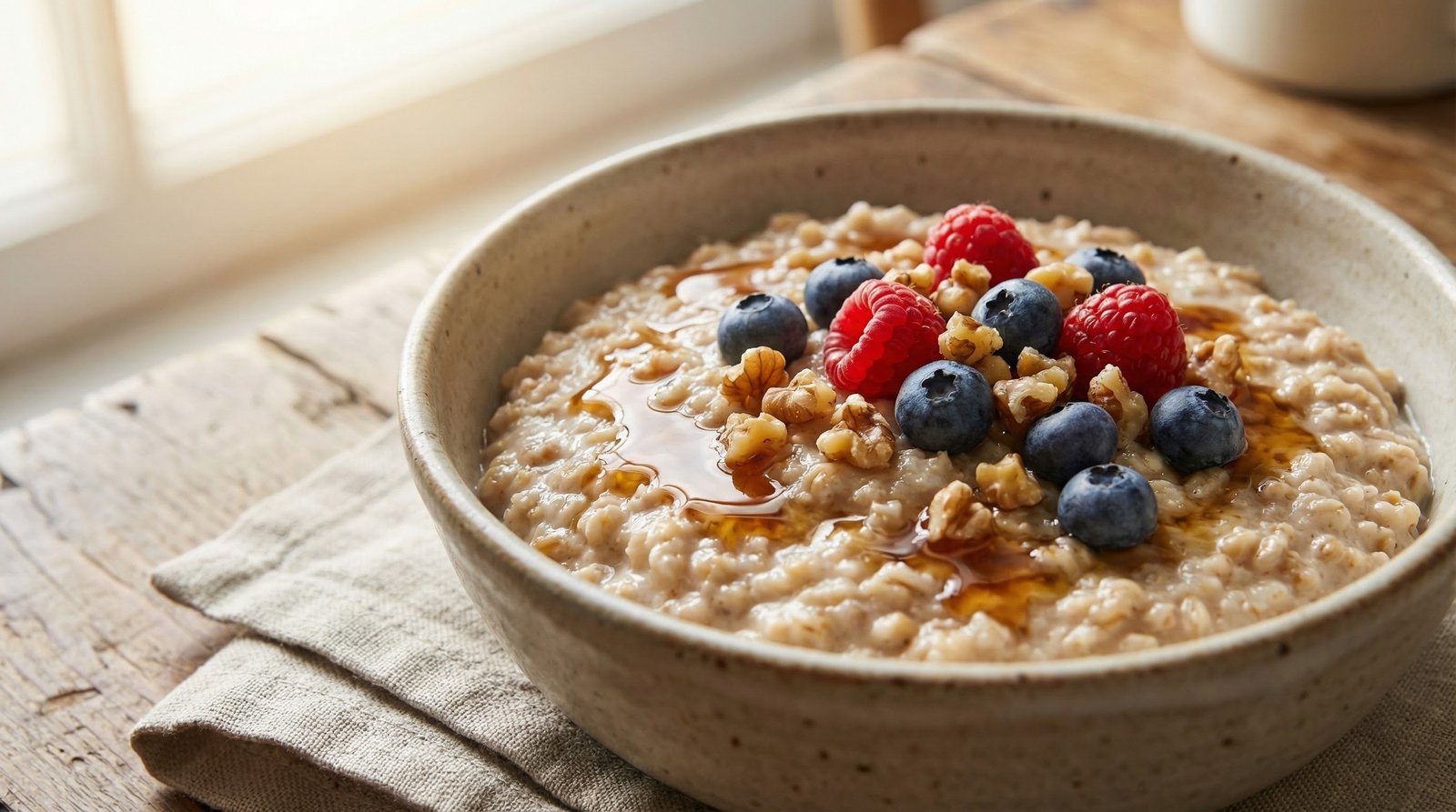Creamy Soft Wheat Berry Porridge