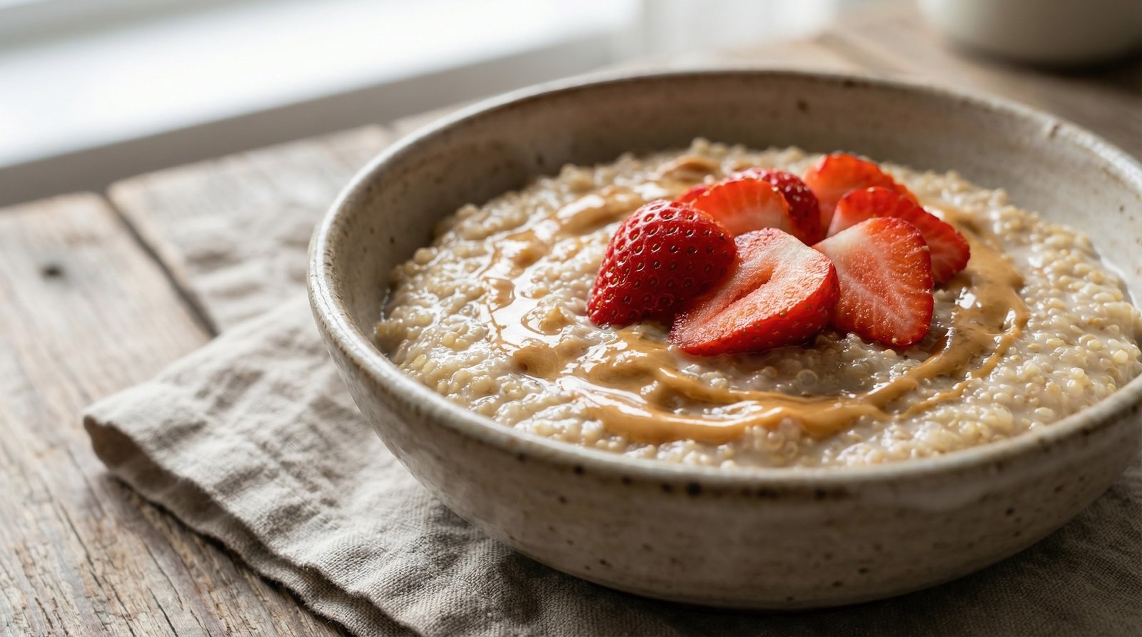 Creamy Almond Milk Quinoa Porridge