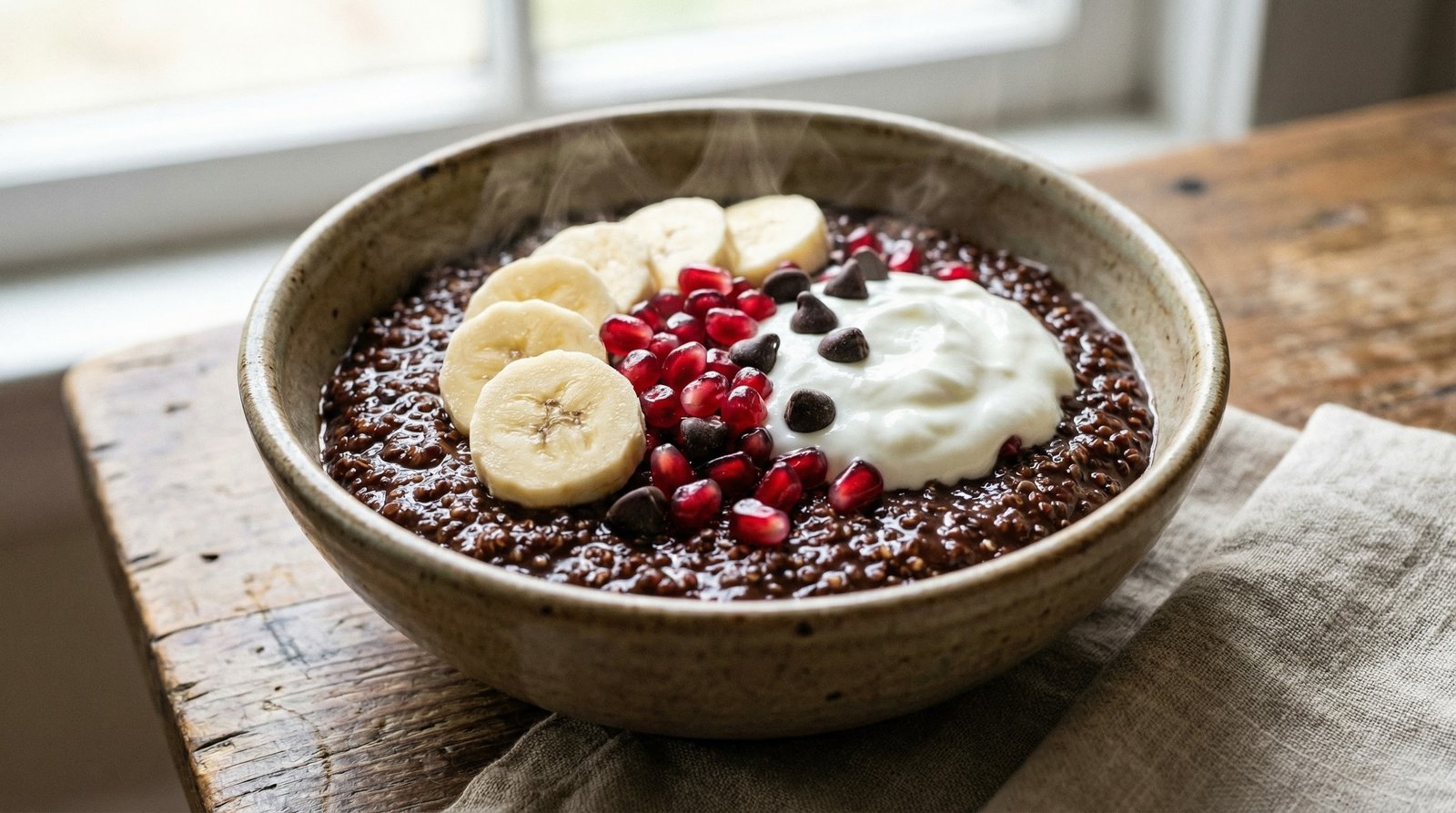 Chocolatada Quinoa Breakfast Bowl
